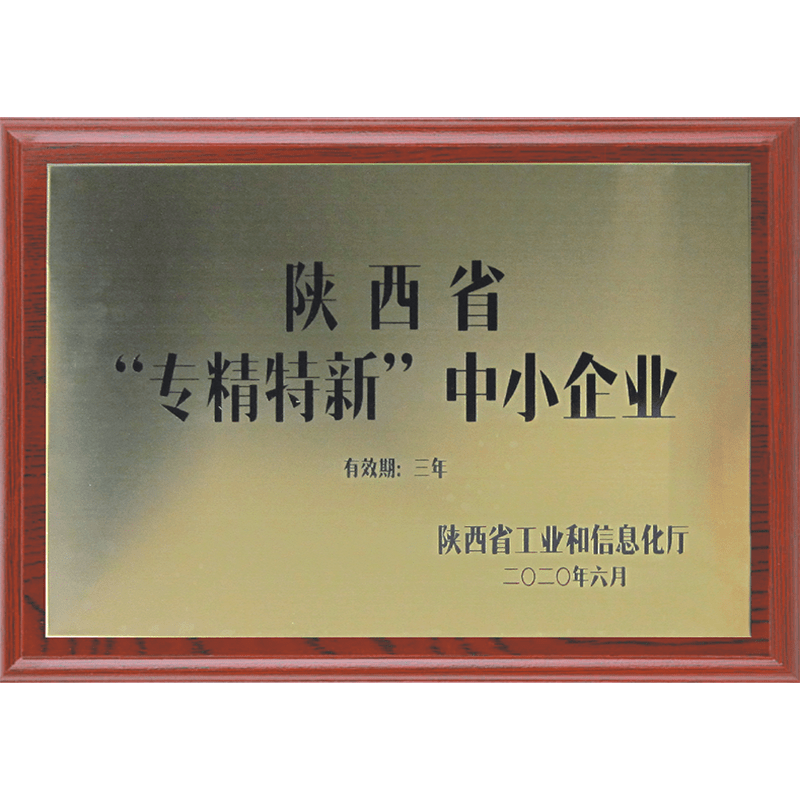 陜西省專精特新企業(yè)
