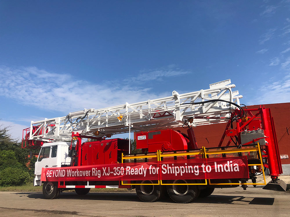 XJ-350 Workover Rig Shipped to India