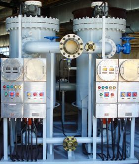 Sistema fluido do filtro do remoagem do cilindro dobro automaticamente