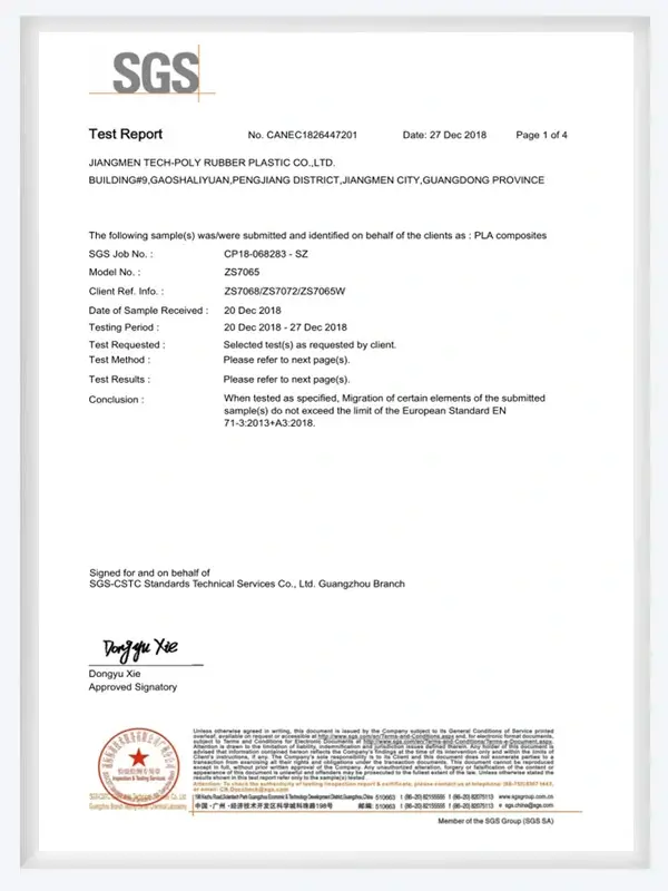 Certification