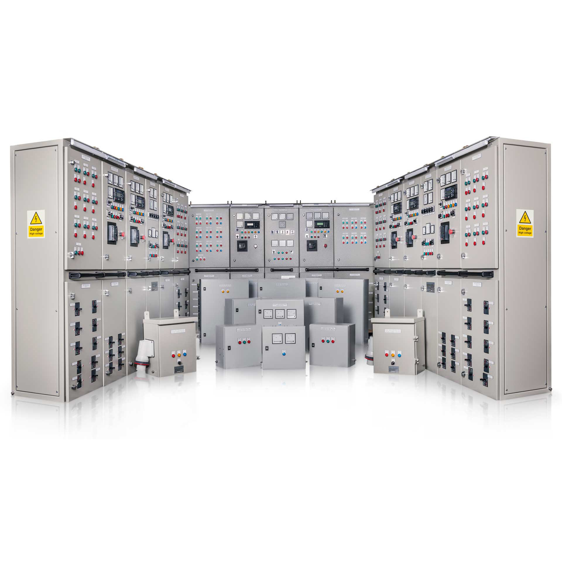 Measurement and control system for high-voltage testing equipment