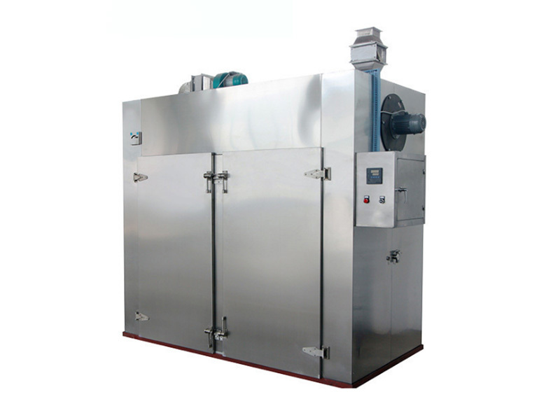 Hot air circulating dryer