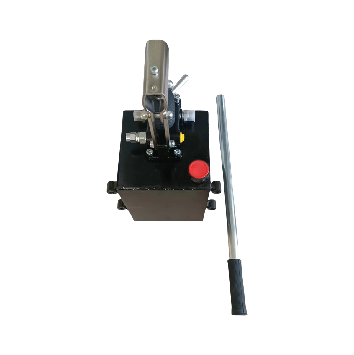 Two-way hand pump with oil tank