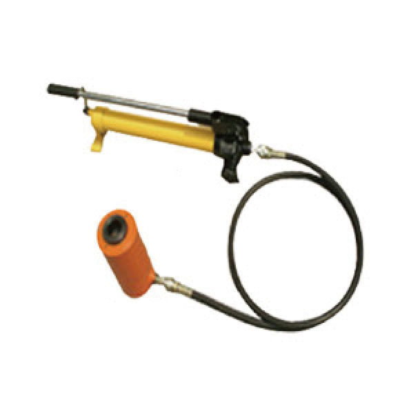 Single-acting hollow (piercing) jack