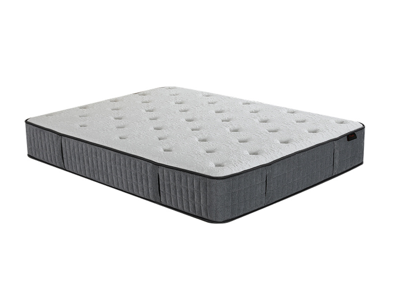 Grey Velvet Memory Foam Mattress