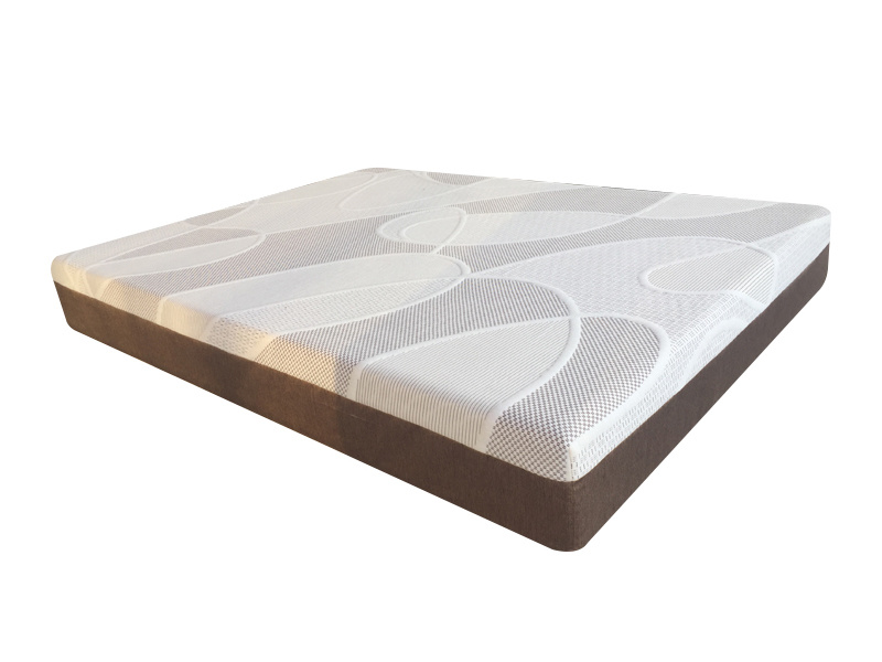 Brown Fabric Memory Foam Mattress