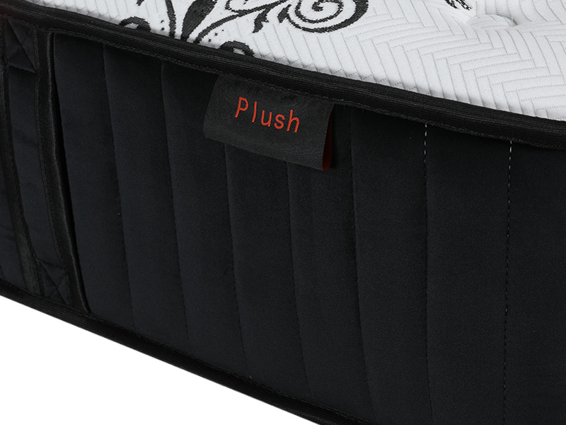 Black Comfortable Top Spring Mattress