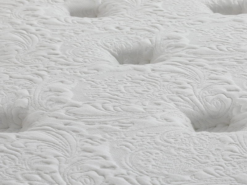 Grey Velvet Fabric Pocket Spring Mattress