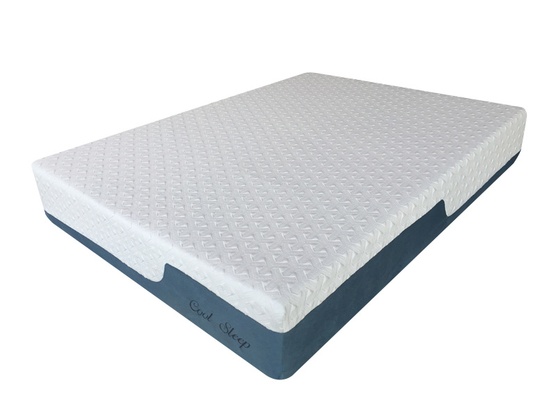 Silk Blue Fabric Latex Mattress