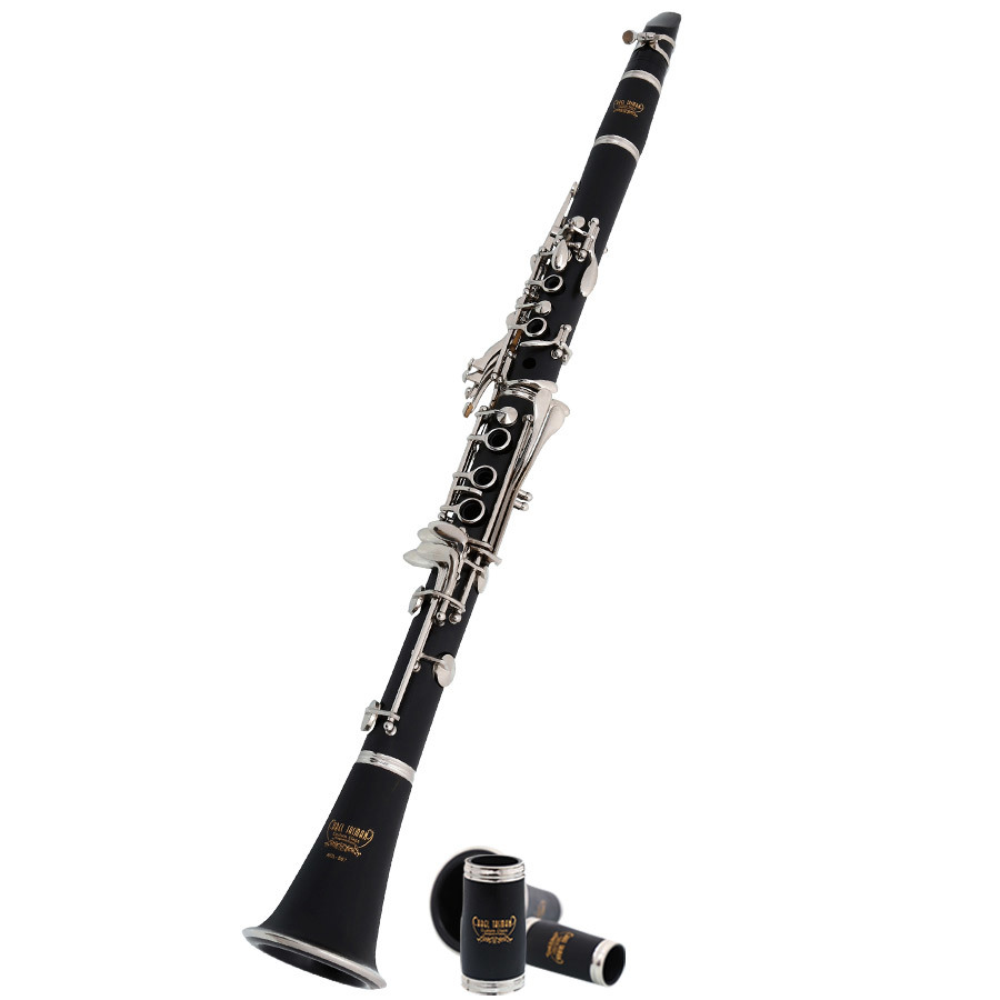 Imitation wood silver plated clarinet