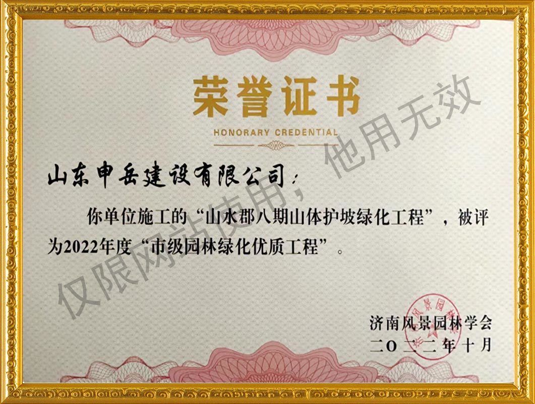 榮譽證書