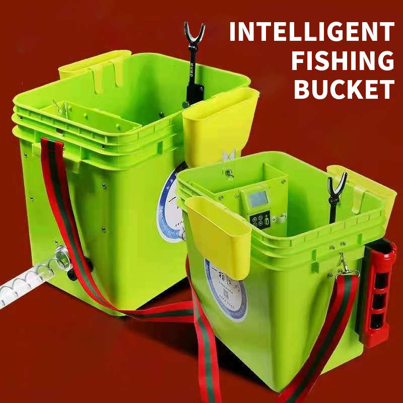 Intelligent nesting raft fishing bucket