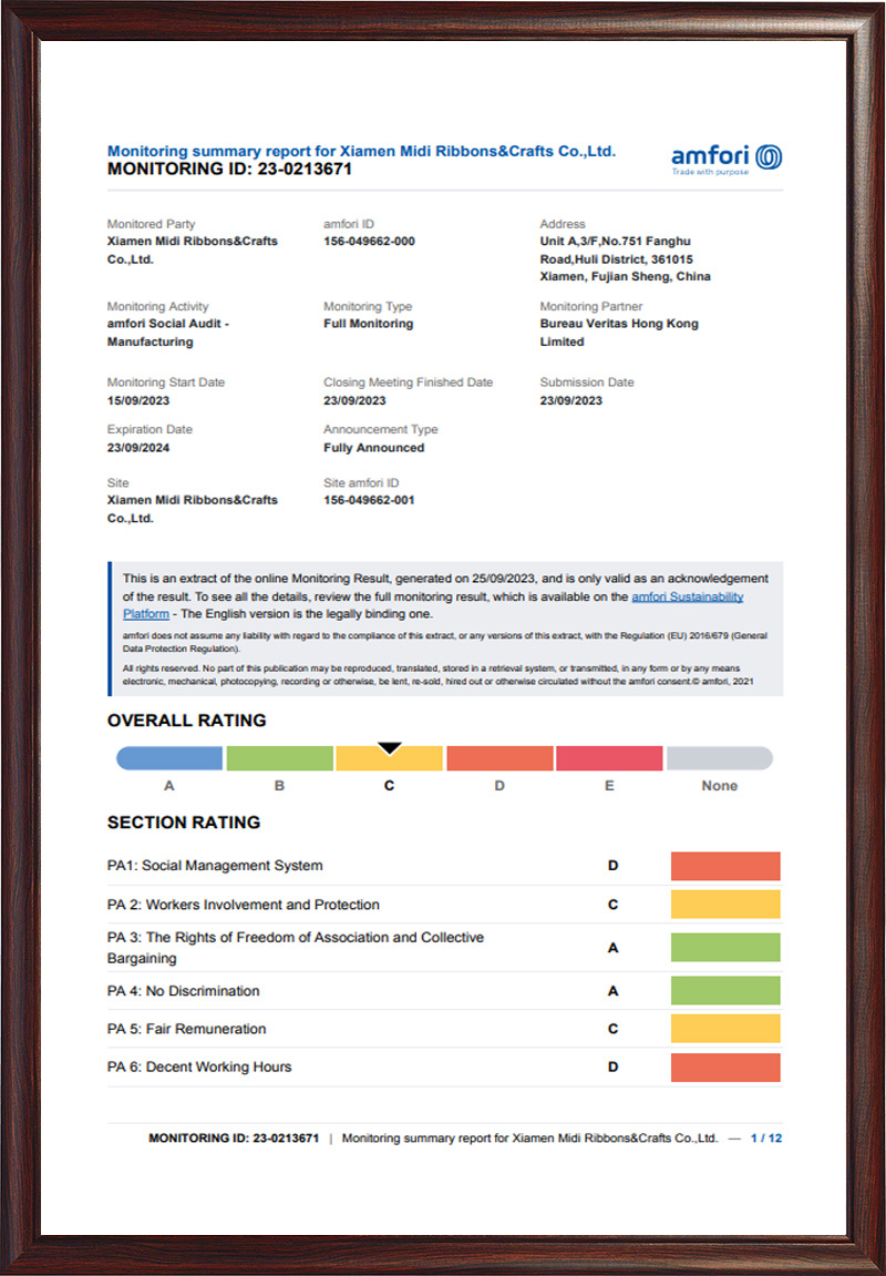 Bsci Factory Inspection Report