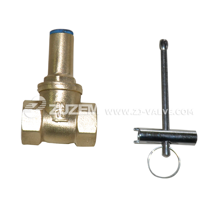 Brass lockable gate valve type C
