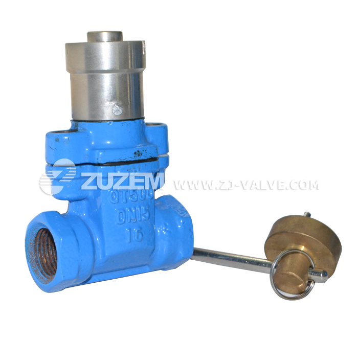Magnetic lock wire mouth soft seal gate valve