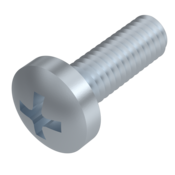 Cross pan head machine screw