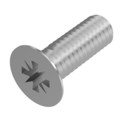 Cross countersunk head machine screw