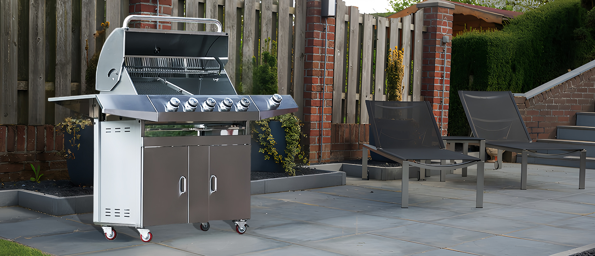 FREESTANDING GAS GRILL