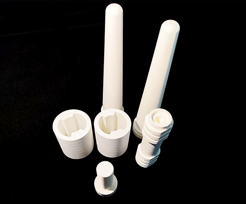 Hexagonal boron nitride shaped parts