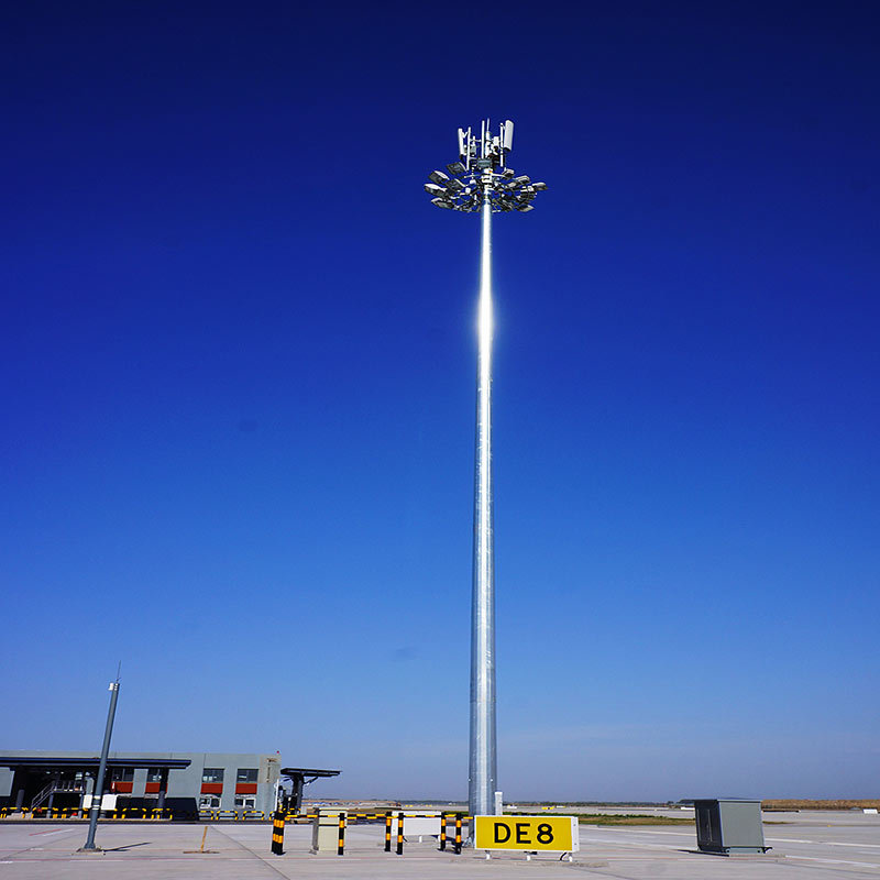 北京大兴国际机场30m高杆灯及铁塔天线