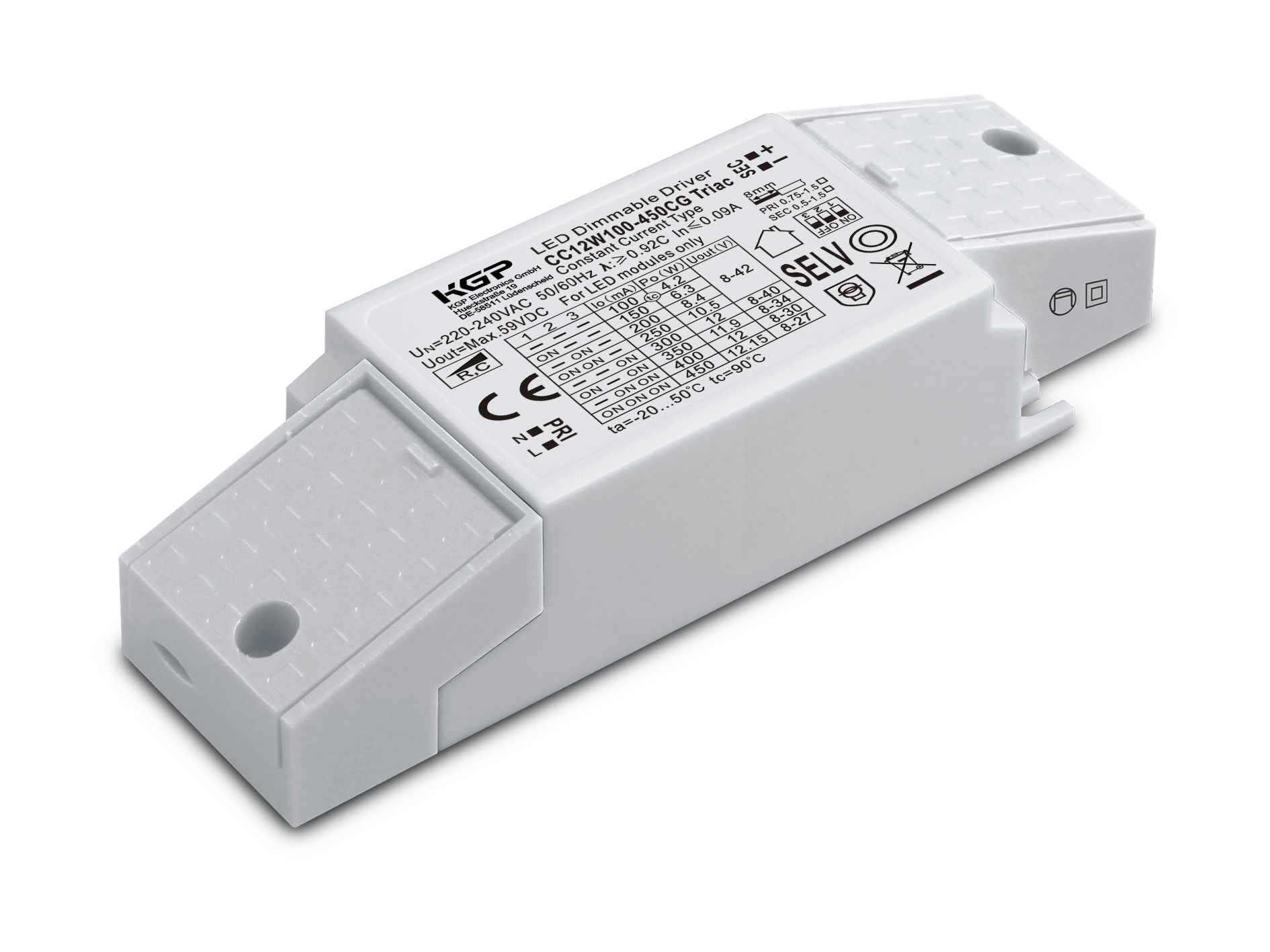 紧凑型DIP Triac 12W/15W/20W/30W/40W