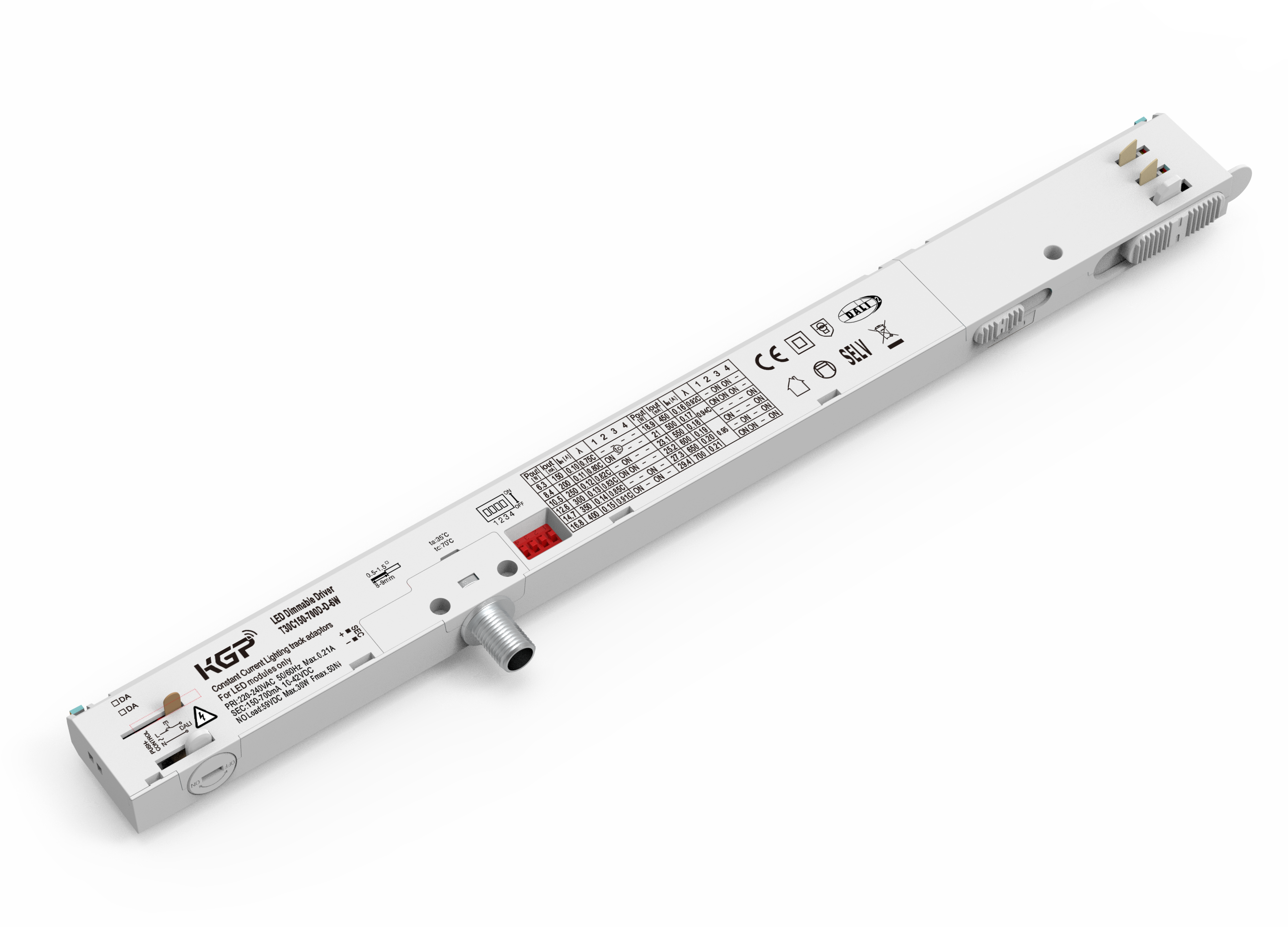 Intrack driver DALI 30W