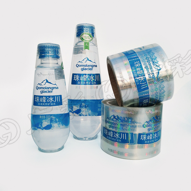mineral water label