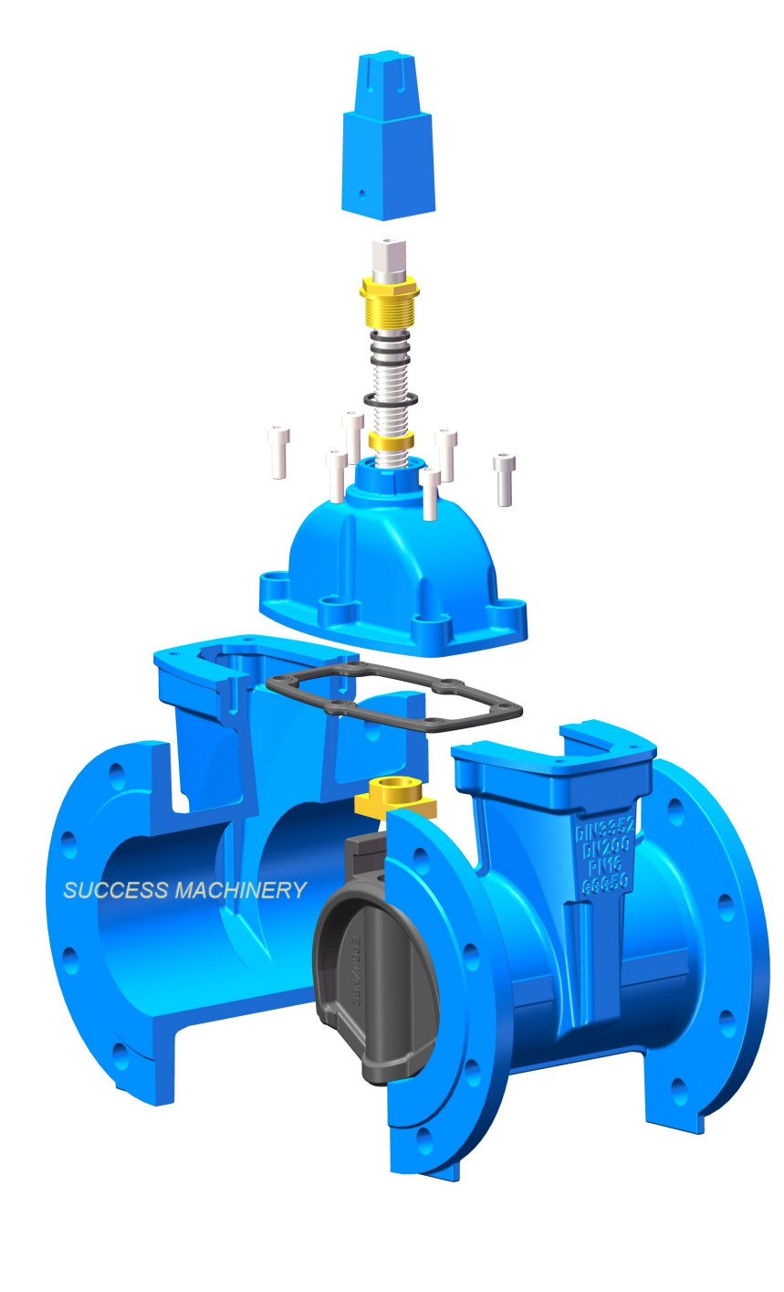 Resilient seated gate valve  gate valve with bypass  F4 gate valve