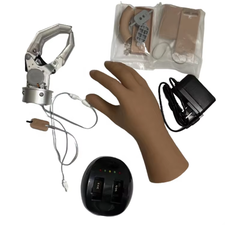 Artificial Limb Arm Prosthesis Finger Movable Myoelectric Hand Prosthetic Hand with Cosmetic Silicone Hand Cover