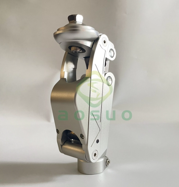 Pneumatic-Controlled Multi-Axis Knee Joint Orthotics for Rehabilitation Equipment and Prosthetic Leg