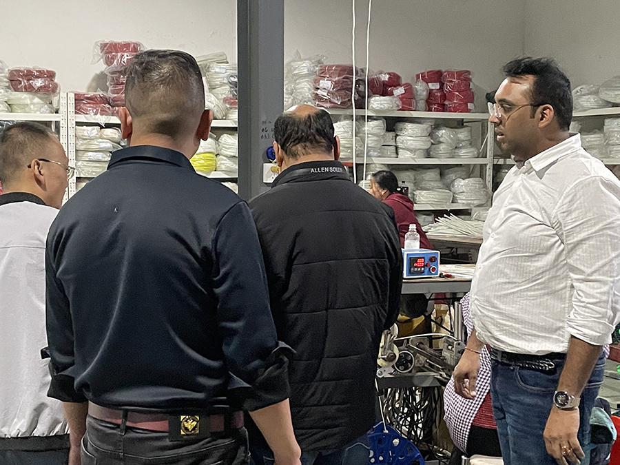 Pakistan customers visit product production