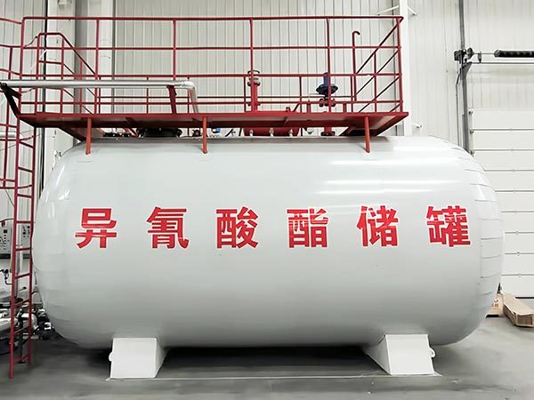 Isocyanate storage tank