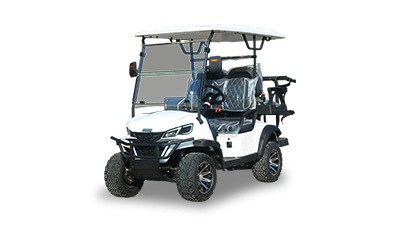 E2+2白色高爾夫球車