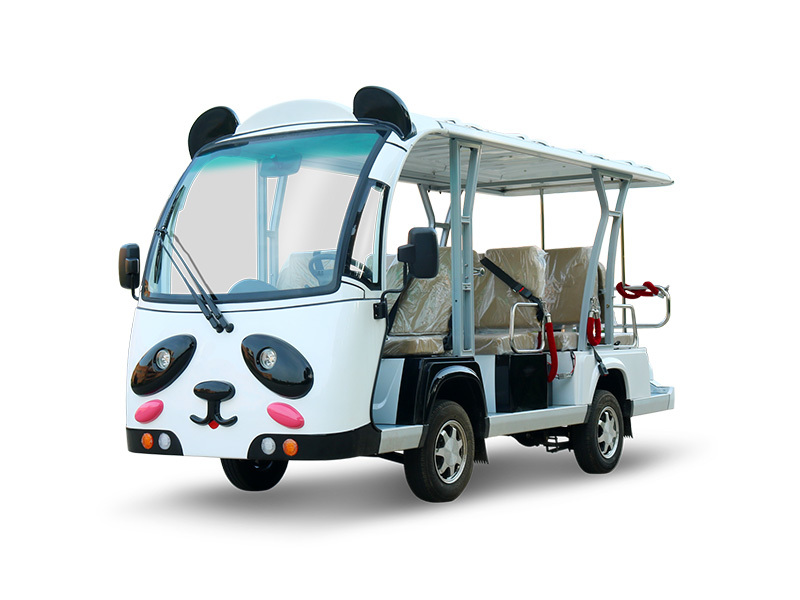 11座熊猫款电动观光车