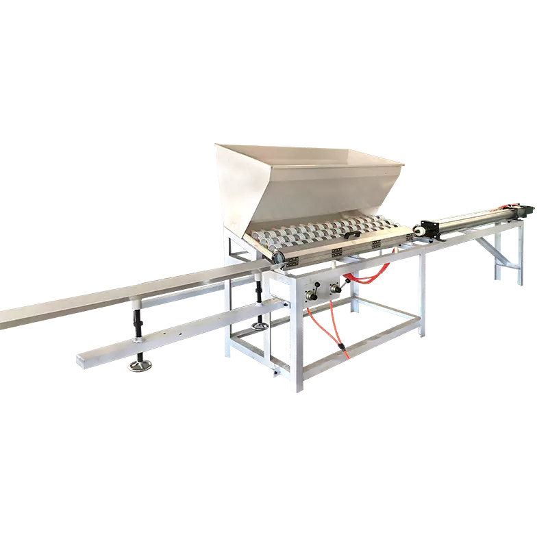Paper tube threading machine
