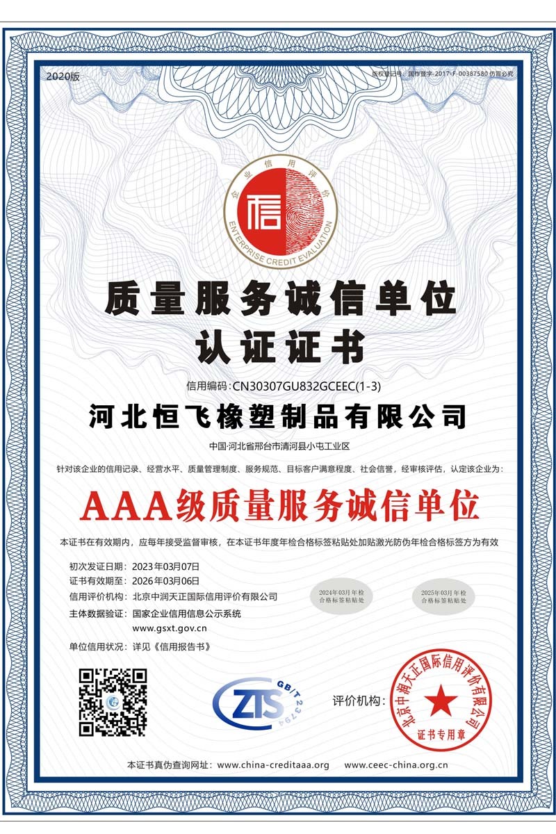 Quality service integrity unit certification Quality service integrity unit certification
