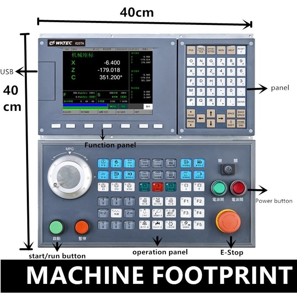 WKTEC 630TA cnc controller