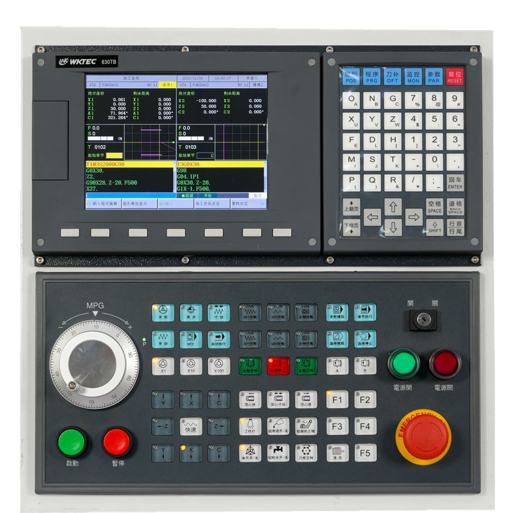 WKTEC 620TB Dual Channel CNC Lathe Controller-Wkteclathe Machinery,cnc ...