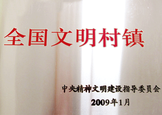 2009年1月，九間棚村被評(píng)為全國(guó)文明村鎮(zhèn)