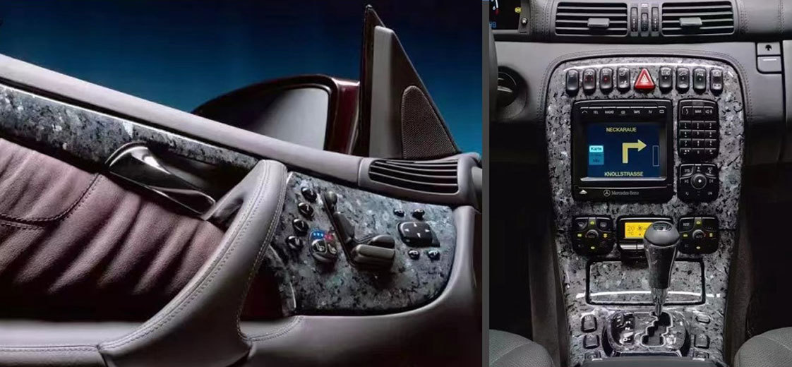 Pietra ultrasottile naturale-applicazioni interne automobilistiche Pietra ultrasottile naturale-applicazioni interne automobilistiche