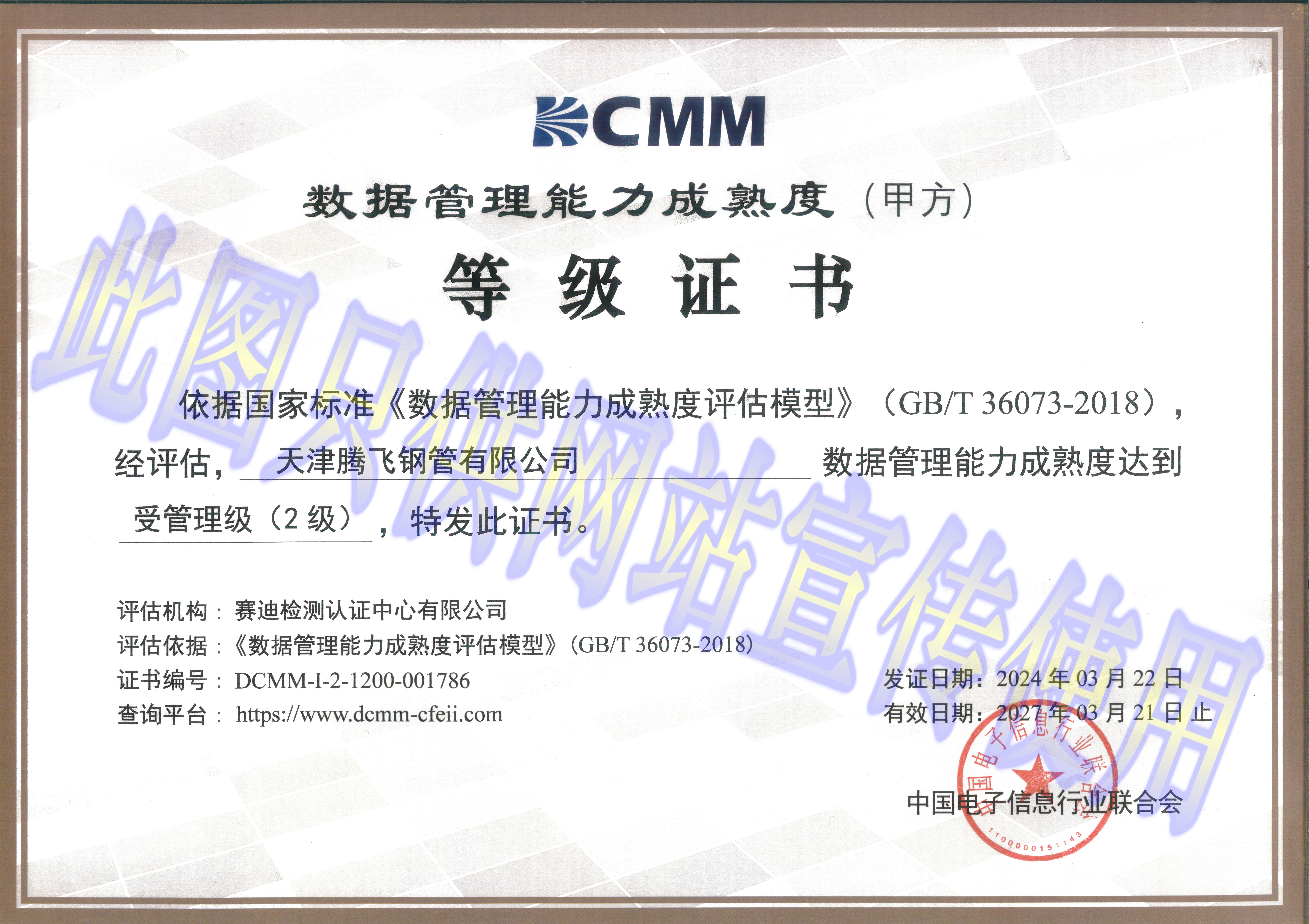 Maturity of Data Management Capability - Level 2 Maturity of Data Management Capability - Level 2