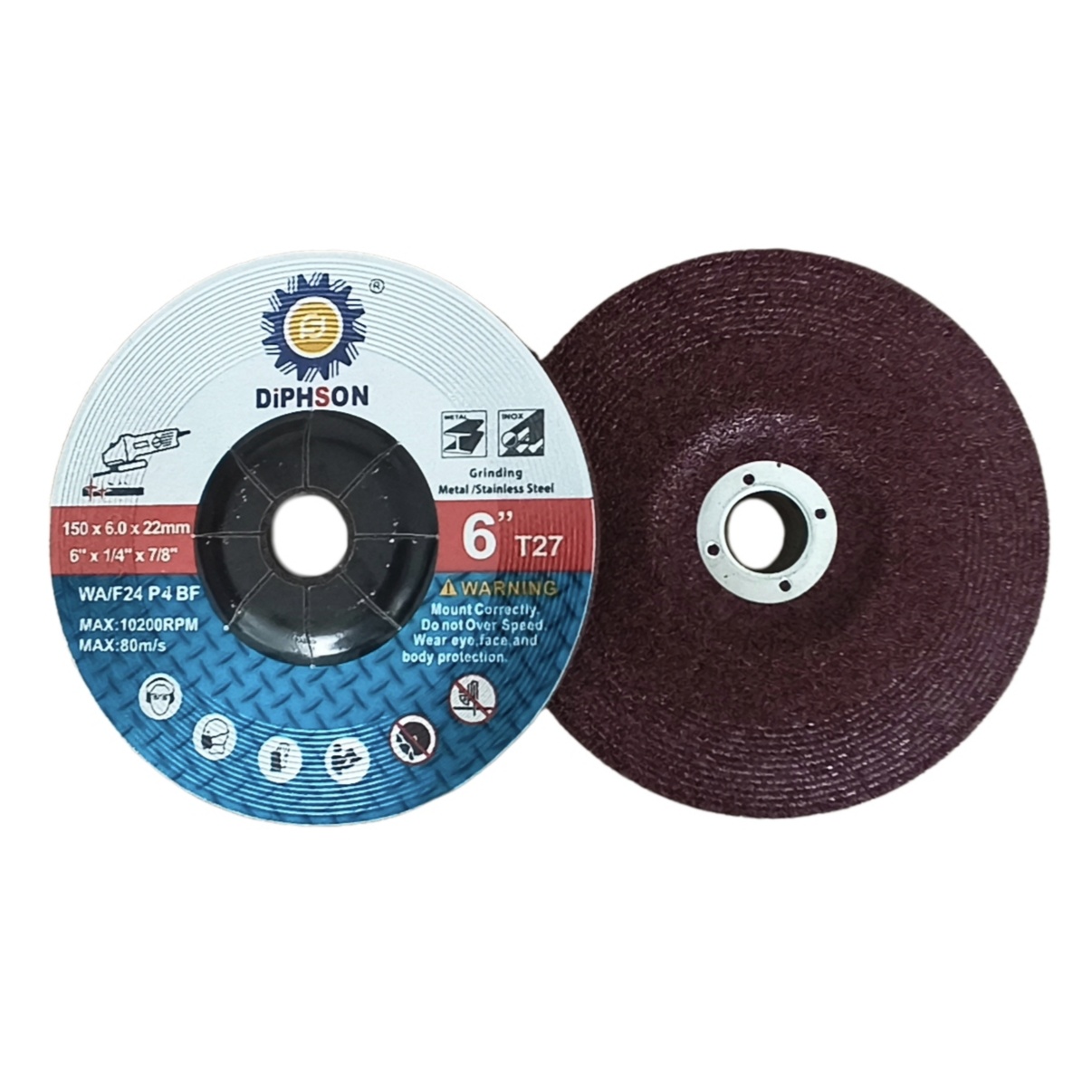 6 Inch Grinding Wheel-150*6*22mm Red