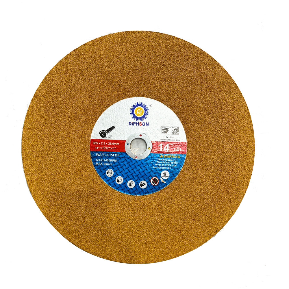 14 Inch Cutting Wheel-355*2.5*25.4mm Yellow