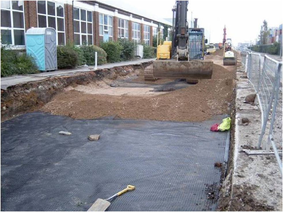 Roadway reconstruction in Southampton Port