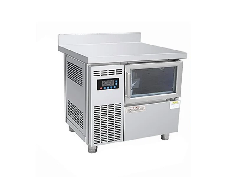 Blue light workbench crescent ice maker Blue light workbench crescent ice maker