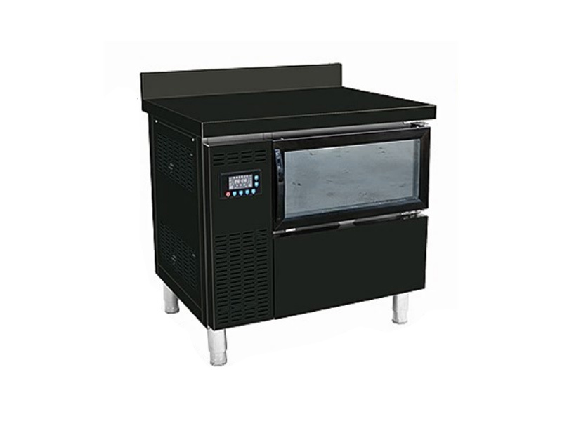 Black steel fingerprint free ice machine Black steel fingerprint free ice machine