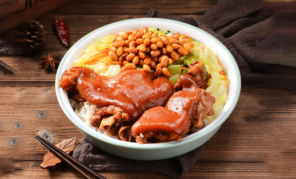 醬豆豬腳飯