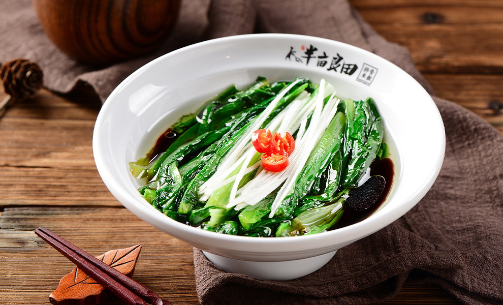 白灼油麥菜