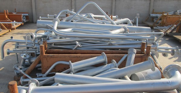 Galvanized ship pipe
