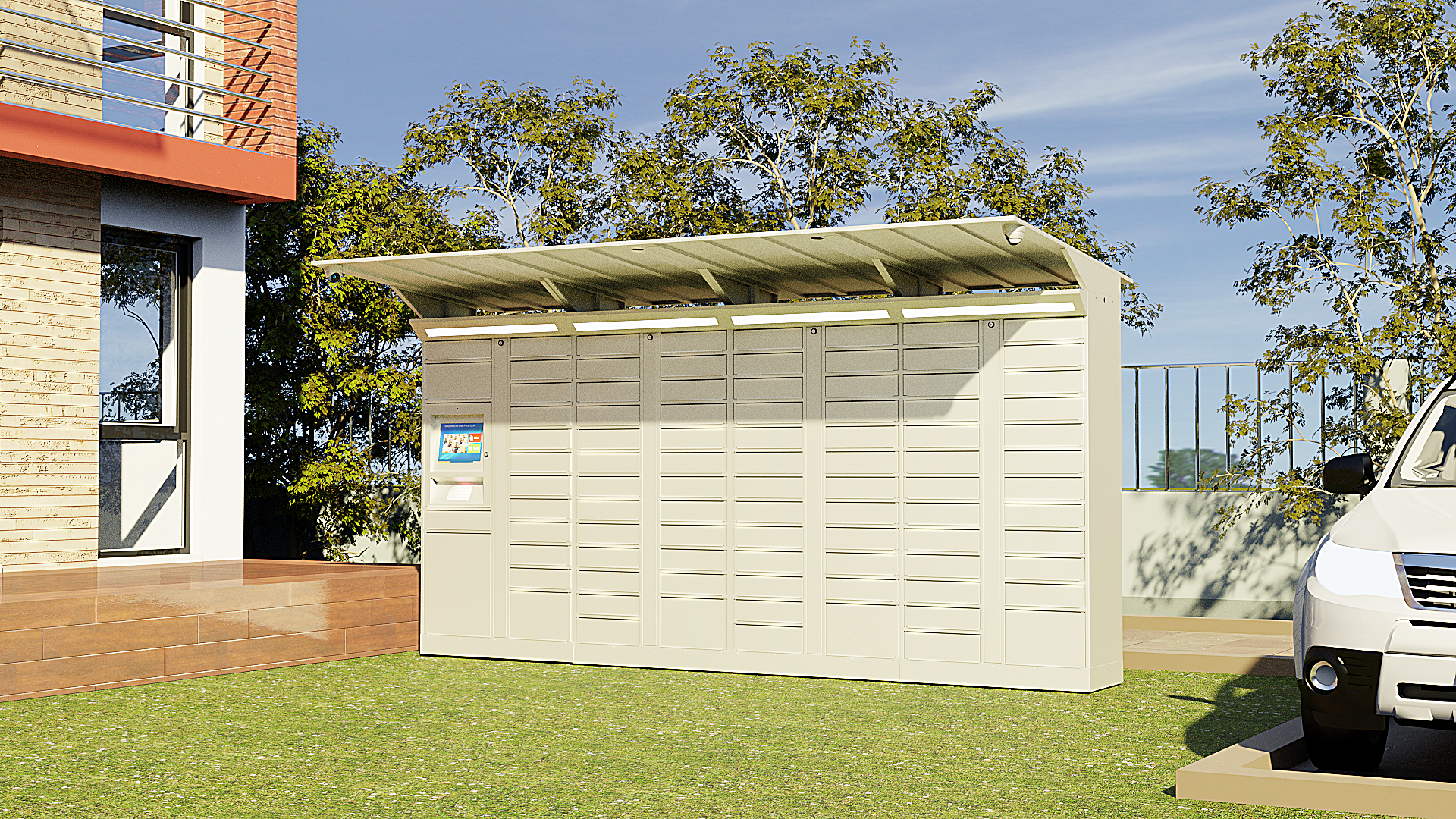 Smart locker parcel delivery simplifies the delivery process for modern life